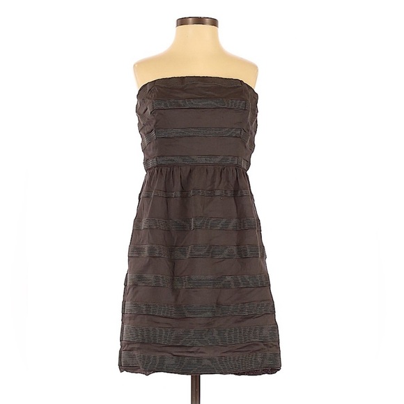 J. Crew Dresses & Skirts - J. Crew Womens Dress Size 2 Gray Strapless Mini
